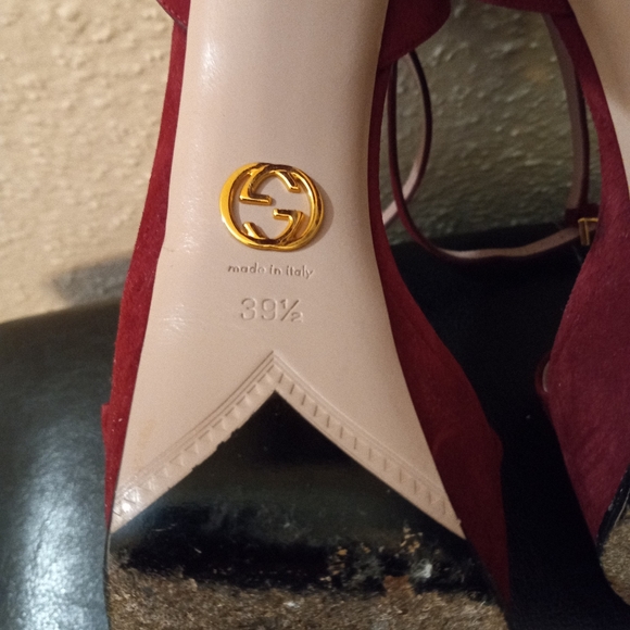 Gucci Platform Suede Heels Kid Scamosciato - Picture 8 of 15